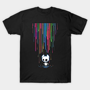 Super Cute Acid Rainbow Chibi Mouse Comic Horror Art I T-Shirt